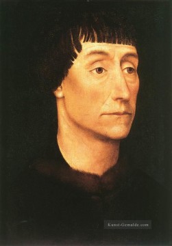  weyden - Porträt eines Mannes 1455 Niederländische Maler Rogier van der Weyden